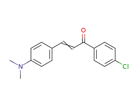 Molecular Structure of 19133-00-7 ((2E)-1-(4-chlorophenyl)-3-[4-(dimethylamino)phenyl]prop-2-en-1-one)