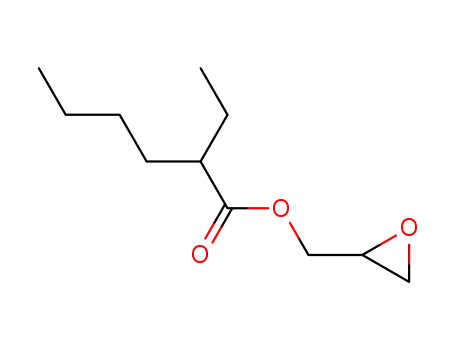Molecular Structure of 73936-65-9 (oxiranylmethyl 2-ethylhexanoate)