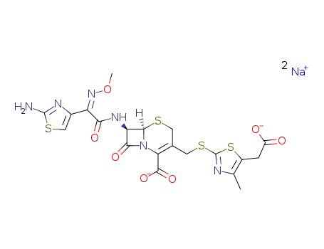 Molecular Structure of 86329-79-5 (Cefodizime sodium)