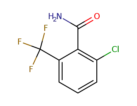 Molecular Structure of 916420-45-6 (2-CHLORO-6-(TRIFLUOROMETHYL)BENZAMIDE)