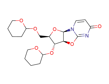 Molecular Structure of 351523-07-4 (3',5'-di-O-(tetrahydropyran-2-yl)-2,2'-O-cyclouridine)