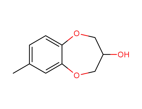 Molecular Structure of 944558-65-0 ((±)-7-methyl-3,4-dihydro-2H-1,5-benzodioxepin-3-ol)