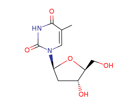 2,4(1H,3H)-Pyrimidinedione,1-(2-deoxy-b-L-erythro-pentofuranosyl)-5-methyl-