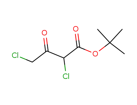 Molecular Structure of 85153-48-6 (tert-Butyl 2,4-dichloro-3-oxobutyrate)