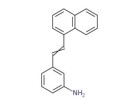 Benzenamine, 3-[2-(1-naphthalenyl)ethenyl]-