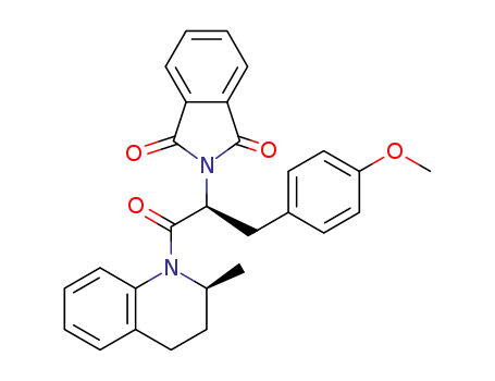 (2S)-2-methyl-1-[o-methyl-N-phthaloyl-(S)-tyrosyl]-1,2,3,4-tetrahydroquinoline