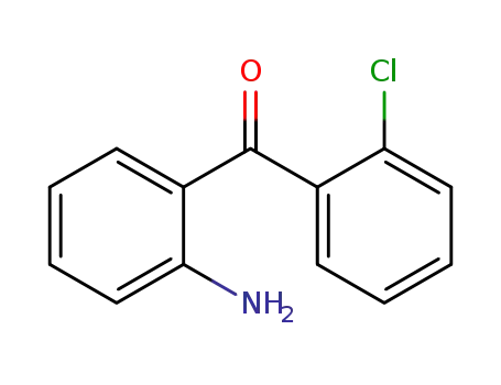 Molecular Structure of 2894-45-3 (2-amino-2'-chlorobenzophenone)