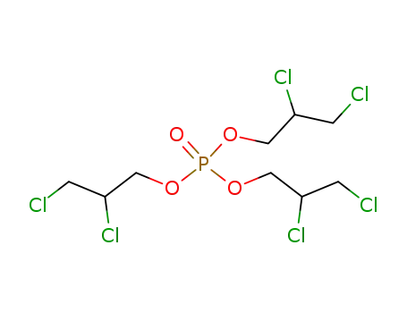 Molecular Structure of 78-43-3 (Tris(2,3-dichloropropyl) phosphate)