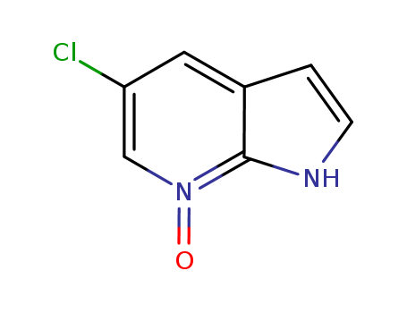 1H-pyrrolo[2,3-b]pyridine, 5-chloro-, 7-oxide