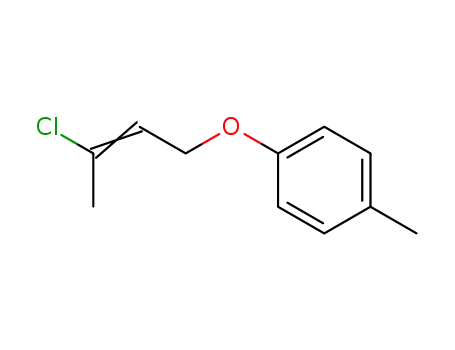 Molecular Structure of 18062-76-5 (Benzene, 1-[(3-chloro-2-butenyl)oxy]-4-methyl-)