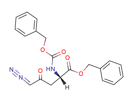 benzyl L-2-benzyloxycarbonylamino-5-diazo-4-oxopentanoate