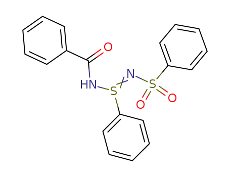 N-benzoyl-N'-phenylsulfonylbenzenesulfinamidine