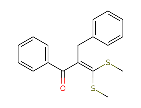 2-Benzyl-3,3-bis(methylsulfanyl)-1-phenylprop-2-en-1-one