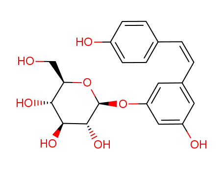 Molecular Structure of 148766-36-3 (cis-Polydatin 〔cis-Piceid〕)