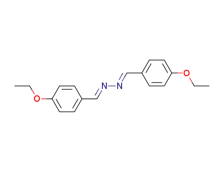 Benzaldehyde, 4-ethoxy-, [(4-ethoxyphenyl)methylene]hydrazone, (E,E)-