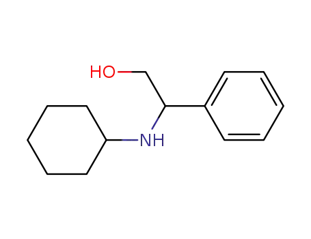 Molecular Structure of 65080-72-0 (Benzeneethanol, b-(cyclohexylamino)-)