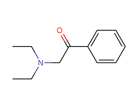 Molecular Structure of 4061-29-4 (2-(diethylamino)-1-phenylethanone)