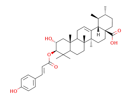 3beta-[[(E)-3-(4-Hydroxyphenyl)propenoyl]oxy]-2alpha-hydroxyurs-12-ene-28-oic acid