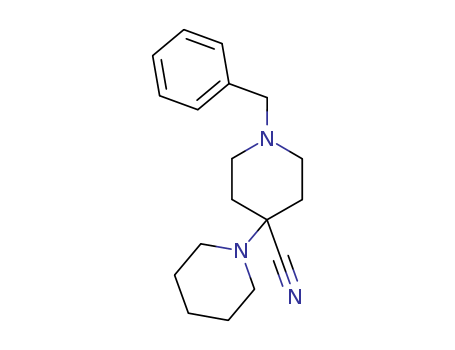 N-BENZYL-4-CYANO-4-(1-PIPERIDINO)-PIPERIDINE, 98 CAS No.84254-97-7