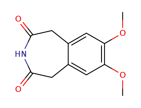 Molecular Structure of 85175-49-1 (7,8-dimethoxy-1,3,4,5-tetrahydro-2H-3-benzazepine-2,4-dione)
