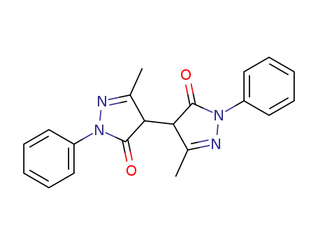 [4,4'-Bi-3H-pyrazole]-3,3'-dione, 2,2',4,4'-tetrahydro-5,5'-dimethyl-2,2'-diphenyl-