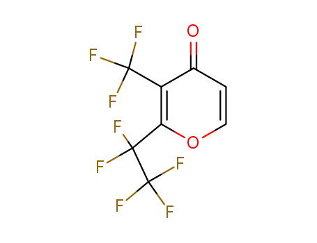 2-Pentafluoroethyl-3-trifluoromethyl-pyran-4-one
