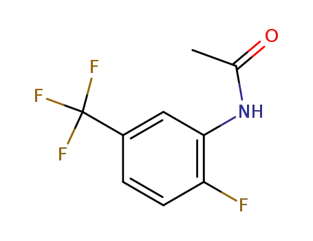 Molecular Structure of 349-27-9 (Acetamide, N-[2-fluoro-5-(trifluoromethyl)phenyl]-)