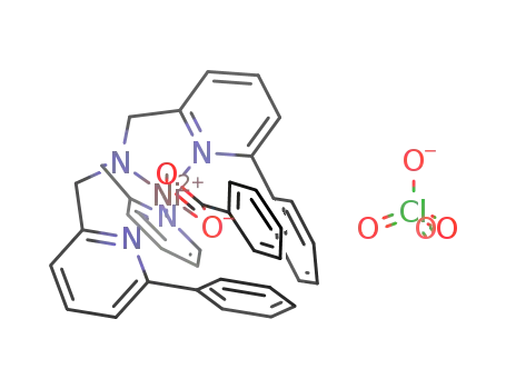 Molecular Structure of 932703-85-0 ([(6-Ph<sub>2</sub>TPA)Ni(O<sub>2</sub>CPh)]ClO<sub>4</sub>)