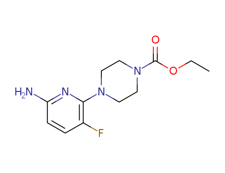 4-(6-Amino-3-fluoro-2-pyridyl)-1-piperazinecarboxylic acid ethyl ester