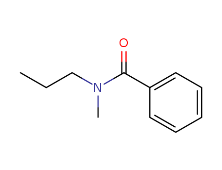 Molecular Structure of 13707-83-0 (Benzamide, N-methyl-N-propyl-)