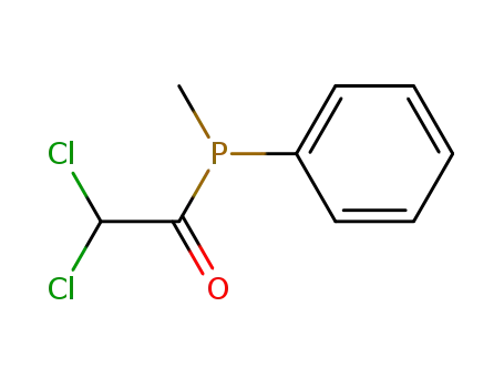 Molecular Structure of 102099-45-6 ((dichloroacetyl)methylphenylphosphane)