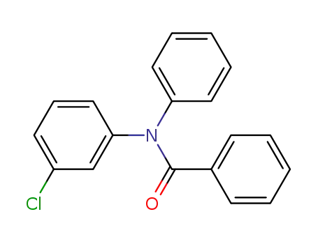 Molecular Structure of 73347-61-2 (<i>N</i>-(3-chloro-phenyl)-<i>N</i>-phenyl-benzamide)