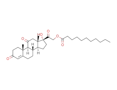 17-ヒドロキシ-21-[(1-オキソウンデシル)オキシ]プレグナ-4-エン-3,11,20-トリオン