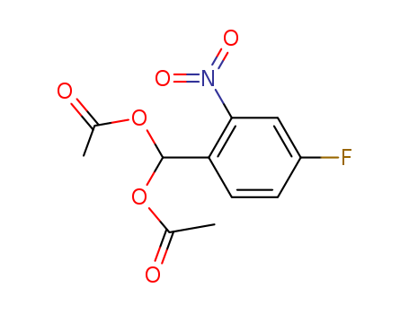 1-(4-Fluoro-2-nitrophenyl)methanediol 1,1-diacetate