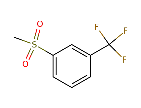 Molecular Structure of 43032-69-5 (3-TRIFLUOROMETHYLPHENYLMETHYLSULFONE)