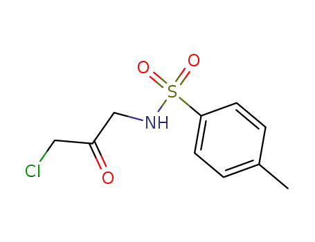 Molecular Structure of 4294-36-4 (N-(3-chloro-2-oxopropyl)-4-methylbenzenesulfonamide)