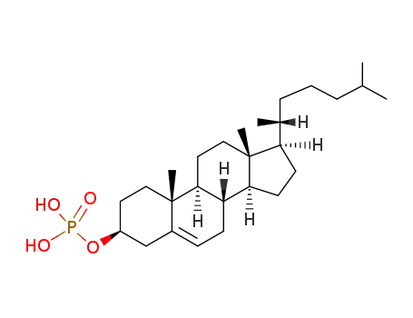 Molecular Structure of 4358-16-1 (cholesteryl phosphate)
