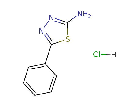 5-phenyl-1,3,4-thiadiazol-2-amine hydrochloride hydrate