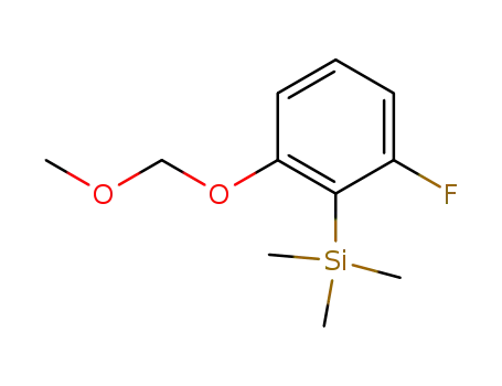 Molecular Structure of 146746-69-2 (3-(methoxymethoxy)-2-(trimethylsilyl)fluorobenzene)