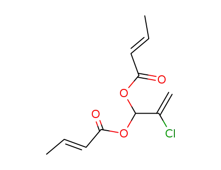 2-chloro-3,3-bis-<i>trans</i>-crotonoyloxy-propene