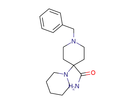 Molecular Structure of 1762-50-1 (1'-(phenylmethyl)-[1,4'-bipiperidine]-4'-carboxamide)