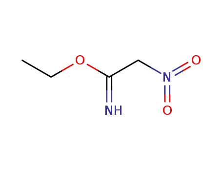 Molecular Structure of 90993-43-4 (ethyl nitroacetimidate)