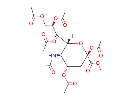 (1S,2R)-1-((2R,3R,4S)-3-Acetamido-4,6-diacetoxy-6-(methoxycarbonyl)tetrahydro-2H-pyran-2-yl)propane-1,2,3-triyl triacetate