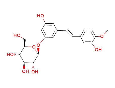 Molecular Structure of 155-58-8 (RHAPONTIN)