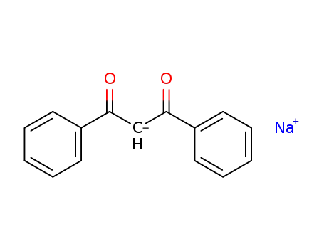 Molecular Structure of 19269-14-8 (1,3-Propanedione, 1,3-diphenyl-, ion(1-), sodium)
