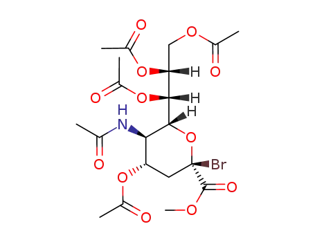 Methyl-(5-acetamido-4,7,8,9-tetra-O-acetyl-2,3,5-tridesoxy-D-glycero-β-D-galacto-2-nonulopyranosylbromid)onat