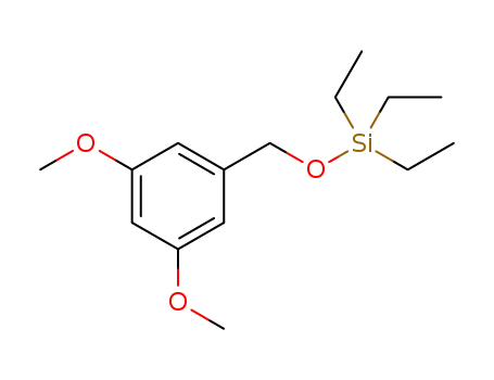 Molecular Structure of 1523213-10-6 (3,5-dimethoxy((triethylsilyloxy)methyl)benzene)