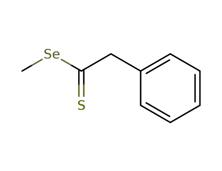 Molecular Structure of 136970-31-5 (1-Methylselanyl-2-phenyl-ethanethione)
