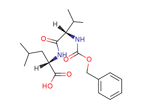 4-methyl-2-[[3-methyl-2-(phenylmethoxycarbonylamino)butanoyl]amino]pentanoic acid
