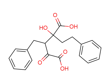 Molecular Structure of 94683-60-0 (3-benzyl-2-hydroxy-4-oxo-2-phenethyl-glutaric acid)